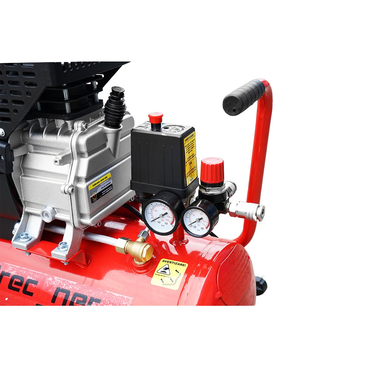 Compresor aer volum 24L putere 1.5kW/2CP presiune maxima 8 Bar, volum aer aspirat 184L Breckner Germany